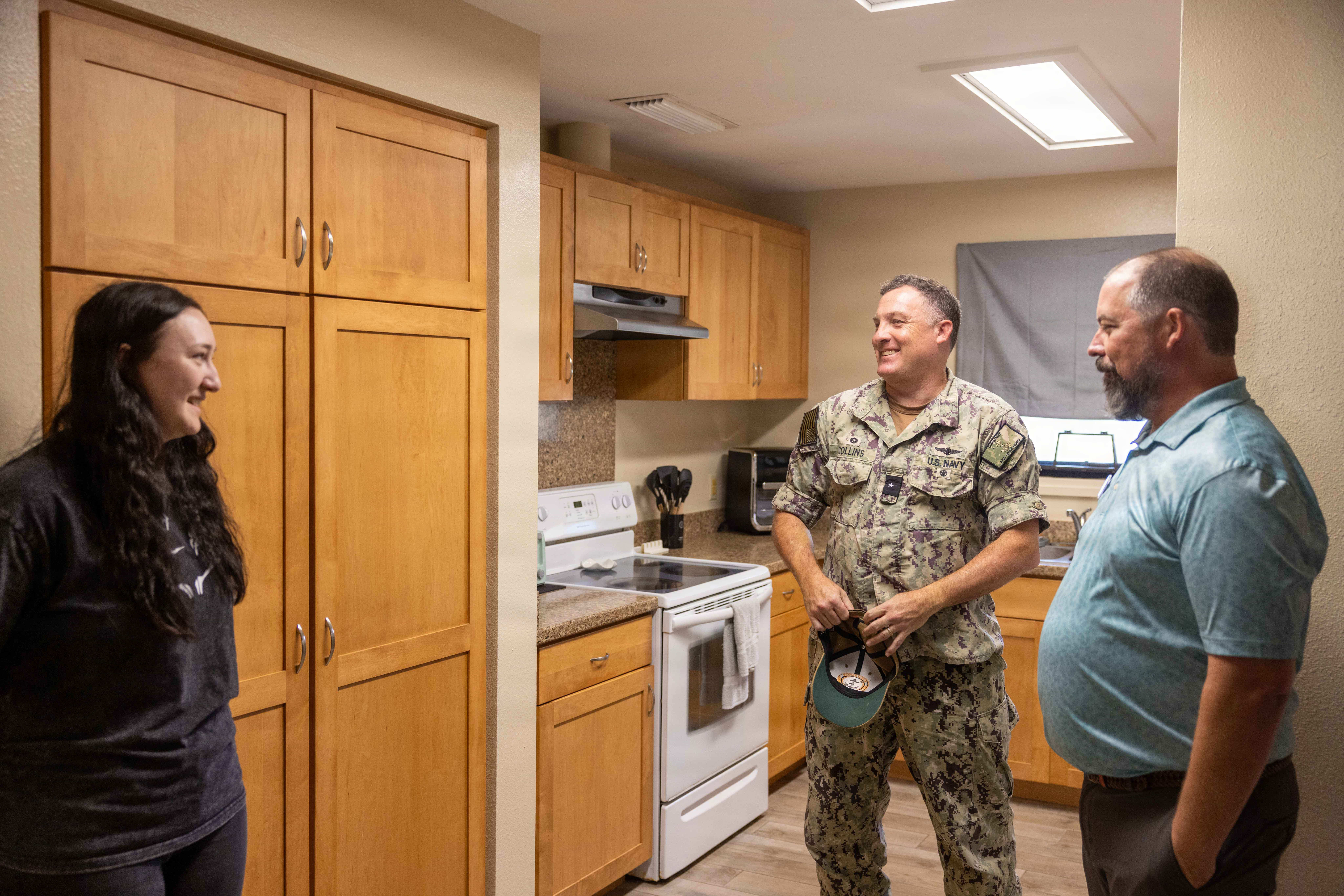 Rear Adm. Collins discusses enlisted housing conditions